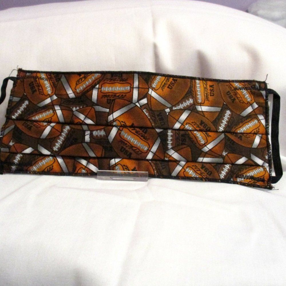Face Mask Handcrafted USA Football - Picture 3 of 6